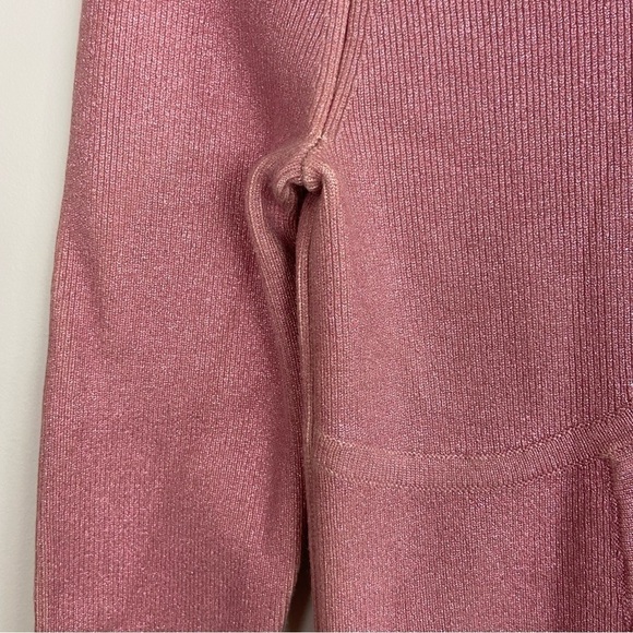 NBD Talya Metallic Coated Sweater in Pink Size M - Picture 5 of 13